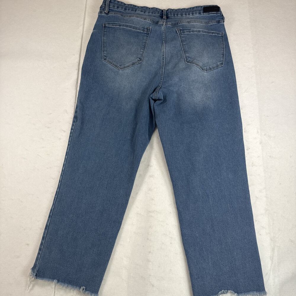 Nicole Miller Perfection Soho HighRise Straight Crop Stretch Jeans 14 - Picture 11 of 11